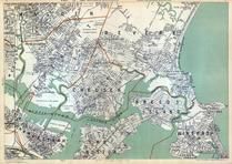 Chlesea, Revere, Malden, Charlestown, East Boston, Winthrop, Massachusetts State Atlas 1909